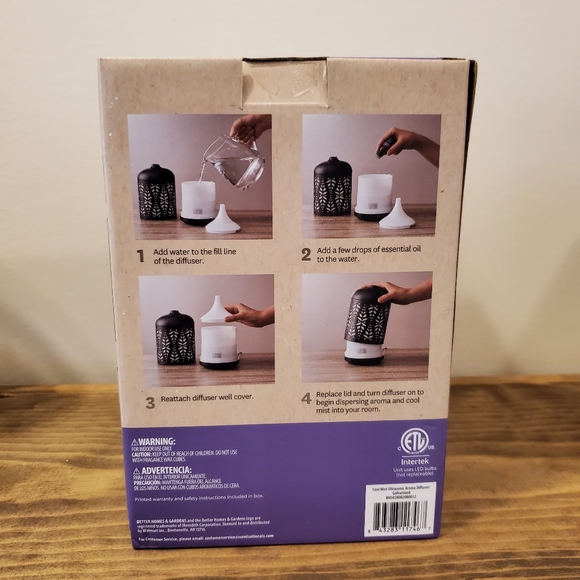 Better Homes & Gardens Color Changing Cool Mist Ultrasonic Aroma Diffuser - Picture 5 of 6